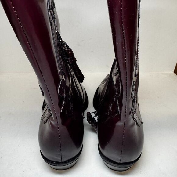 Franco Sarto Womens 10 M Dark Red Bordeaux Lance Western Cowboy Boots NIB IN7 - Picture 6 of 6